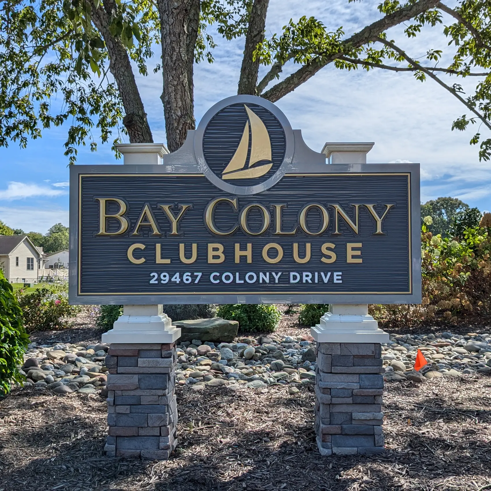 Bay Colony Clubhouse Sign